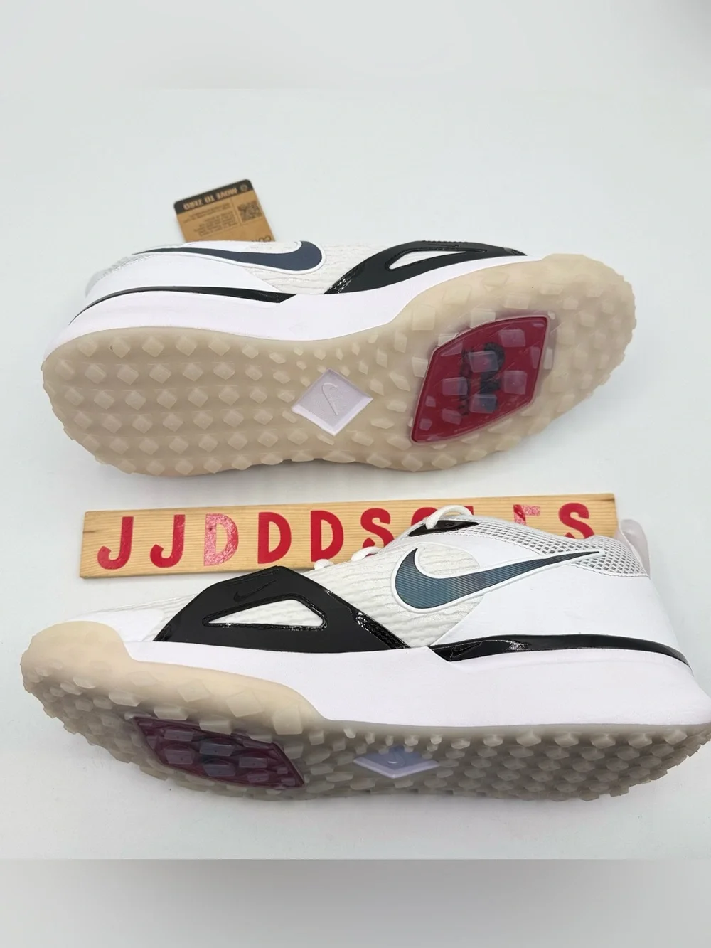 Nike Air Zoom Diamond Elite Turf Baseball White Iridescent FN4250-002 Men’s Size